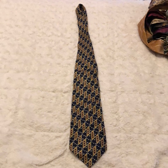 2 100% silk Valentino designer ties professional business work formal meeting - Picture 7 of 14